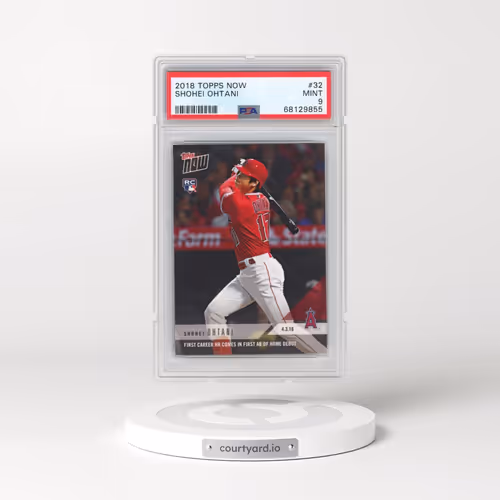 2018 Topps Now #32 Shohei Ohtani (PSA 9 MINT)