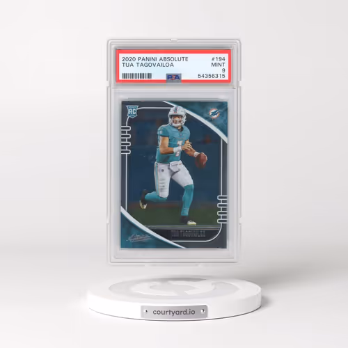 2020 Panini Absolute #194 Tua Tagovailoa (PSA 9 MINT)