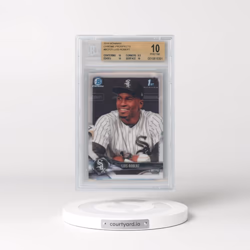 2018 Bowman Prospects Chrome #21 Luis Robert (BGS 10 PRISTINE)