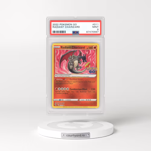 2022 Pokémon GO #011 Radiant Charizard - Holo (PSA 9 MINT)