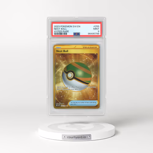 2023 Pokémon Svi EN-Scarlet & Violet #255 Nest Ball - Hyper Rare (PSA 9 MINT)
