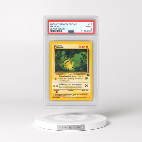 2000 Pokémon Promo Black Star #27 Pikachu (PSA 9 MINT)