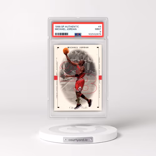 1998 SP Authentic #8 Michael Jordan (PSA 9 MINT)