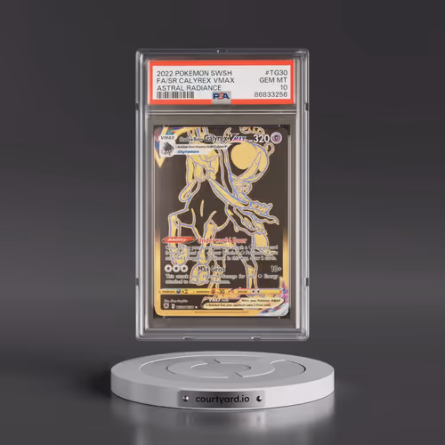 2022 Pokémon Sword & Shield Astral Radiance #TG30 Shadow Rider Calyrex Vmax - Full Art (PSA 10 GEM M