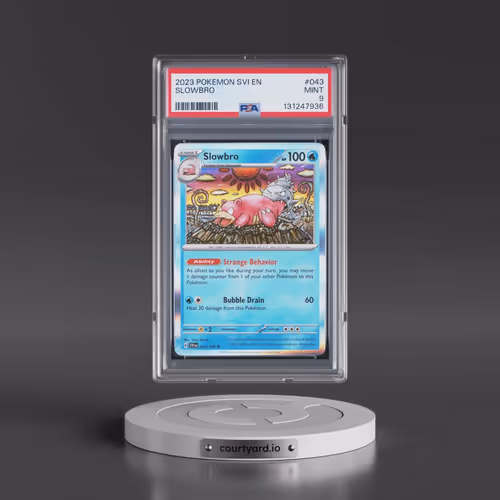 2023 Pokémon Svi EN-Scarlet & Violet #043 Slowbro (PSA 9 MINT)