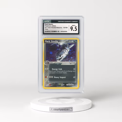 2004 EX Team Rocket Returns #10 Dark Steelix - Holo (CGC 9.5 MINT+)