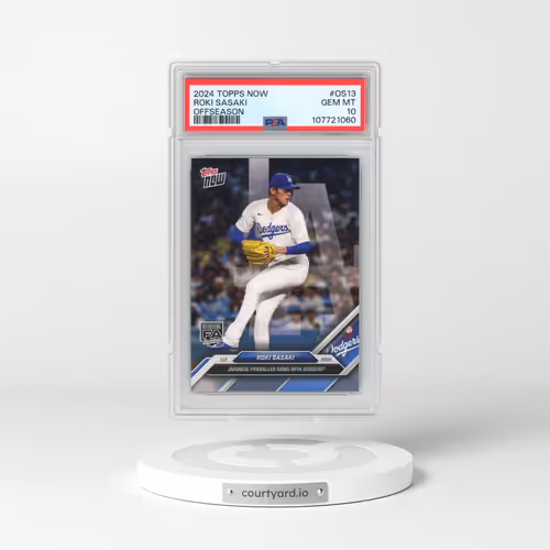 2024 Topps Now Offseason #OS13 Roki Sasaki (PSA 10 GEM MINT)