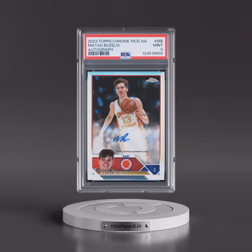 2023 Topps Chrome Mcdonald's All-American Autographs #MB Matas Buzelis (PSA 9 MINT)