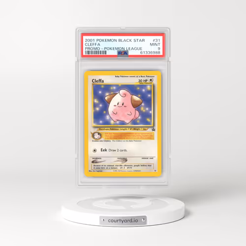 1999 Black Star Promos #31 Cleffa - Pokémon League (PSA 9 MINT)
