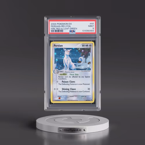 2004 Pokémon EX Fire Red & Leaf Green #44 Persian - Reverse Foil (PSA 9 MINT)