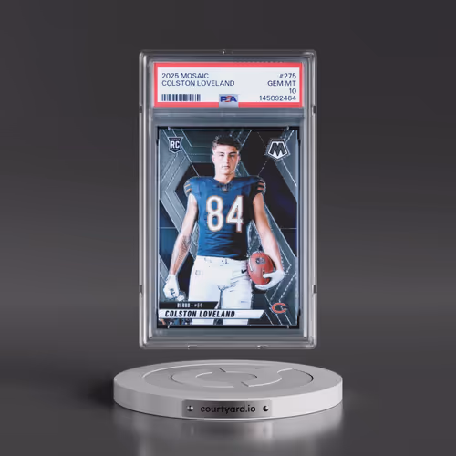 2025 Panini Mosaic #275 Colston Loveland (PSA 10 GEM MINT)