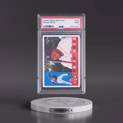 2009 Topps Heritage #332 David Ortiz (PSA 9 MINT)