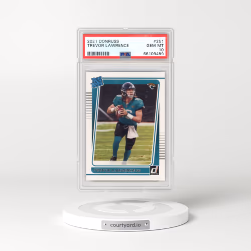 2021 Panini Donruss #251 Trevor Lawrence (PSA 10 GEM MINT)