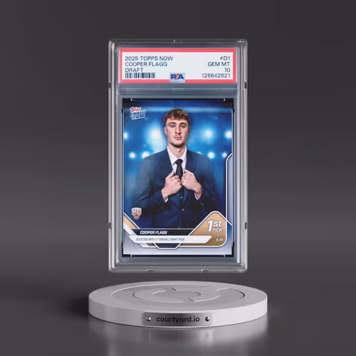 2025 Topps Now Draft #D1 Cooper Flagg (PSA 10 GEM MINT)