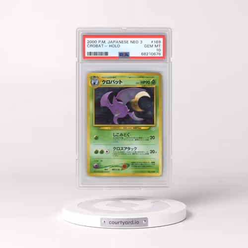 2000 Pokémon Neo 3 #169 Crobat - Holo (PSA 10 GEM MINT)
