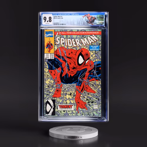 Spider-Man #1 CGC 9.8 White Pages (Marvel Comics, 8/90) - Universal