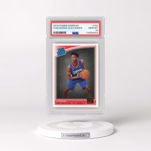 2018 Panini Donruss #162 Shai Gilgeous-Alexander (PSA 10 GEM MINT)