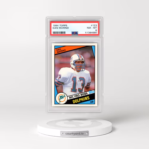 1984 Topps #123 Dan Marino (PSA 8 NM-MT)