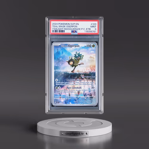2024 Pokémon Svp EN-SV Black Star Promo #123 Teal Mask Ogerpon - Twilight Masquerade Pokemon Center