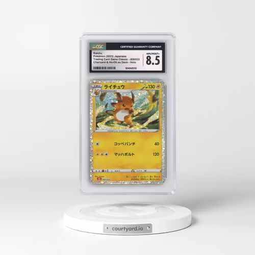 2023 Trading Card Game Classic - CLF, CLL, CLK #009/032 Raichu - Holo Charizard & Ho-Oh ex Deck - CL