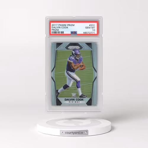 2017 Panini Prizm #231 Dalvin Cook - Prizm (PSA 10 GEM MINT)