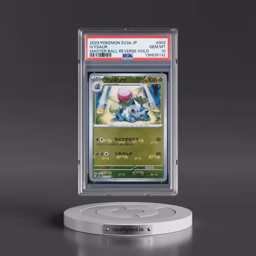 2023 Pokémon Sv2a-Pokémon 151 #002 Ivysaur - Reverse Holo Master Ball (PSA 10 GEM MINT)