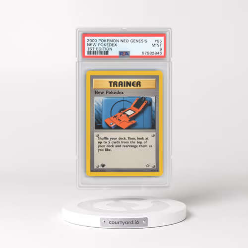 2000 Neo Genesis #95 New Pokedex - 1st Edition (PSA 9 MINT)