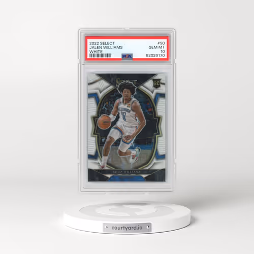 2022 Panini Select #90 Jalen Williams - White (PSA 10 GEM MINT)