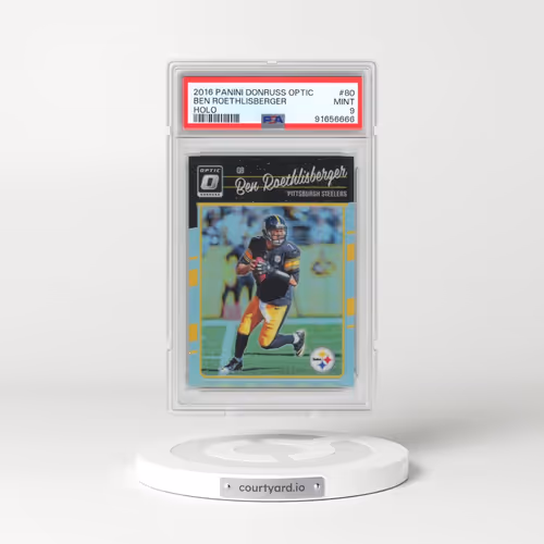2016 Panini Donruss Optic #80 Ben Roethlisberger - Holo (PSA 9 MINT)