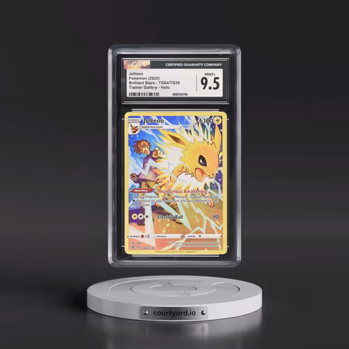 2022 Brilliant Stars #TG04/TG30 Jolteon - Trainer Gallery Holo (CGC 9.5 MINT+)