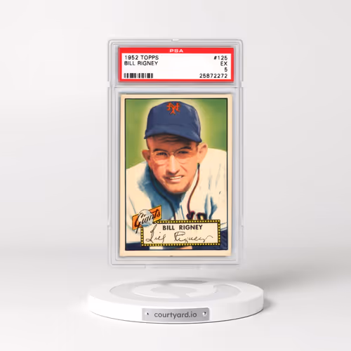 1952 Topps #125 Bill Rigney (PSA 5 EX)