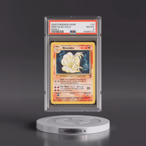 2000 Pokémon Game Base II #13 Ninetales - Holo (PSA 8 NM-MT)