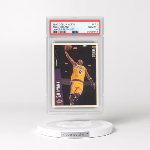 1996 Collector's Choice Lakers Team Set #LA2 Kobe Bryant (PSA 10 GEM MINT)