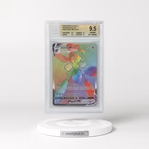 2020 Darkness Ablaze #193 Scizor VMAX - Holo Secret (BGS 9.5 GEM MINT)