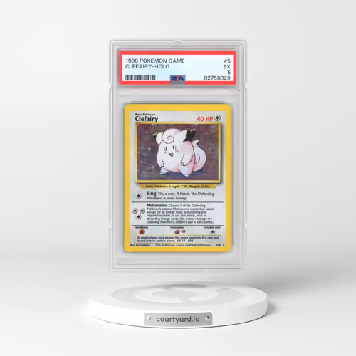 1999 Pokémon Game #5 Clefairy - Holo (PSA 5 EX)