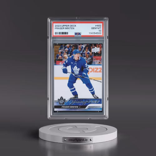 2023 Upper Deck #482 Fraser Minten (PSA 10 GEM MINT)