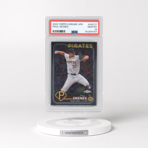 2024 Topps Chrome Update #USC27 Paul Skenes (PSA 10 GEM MINT)