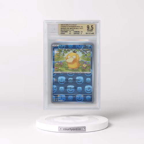 2023 Pokémon Card 151 #054 Psyduck - Reverse Holo Master Ball (BGS 9.5 GEM MINT)