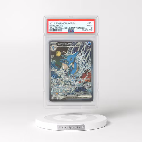 2024 Pokémon Svp EN-SV Black Star Promo #131 Kingdra EX - Holo Shrouded Fable Special Illustration Collection (PSA 9 MINT)