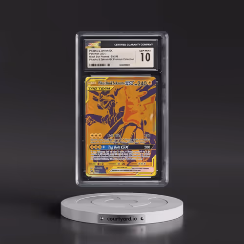2016 Black Star Promos - Sun & Moon #SM248 Pikachu & Zekrom GX - Holo Pikachu & Zekrom GX Pr