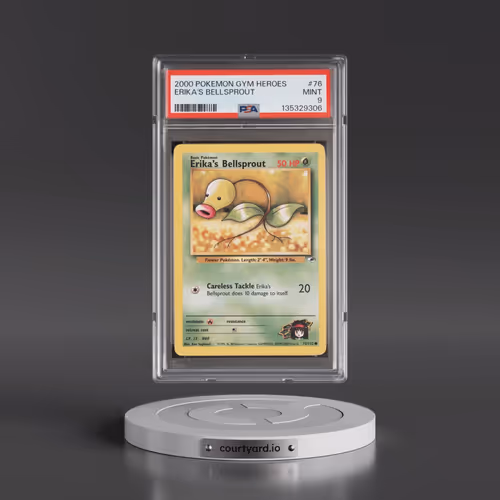 2000 Pokémon Gym Heroes #76 Erika's Bellsprout (PSA 9 MINT)