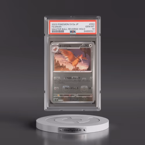 2023 Pokémon Sv2a-Pokemon 151 #022 Fearow - Reverse Holo Master Ball (PSA 10 GEM MINT)
