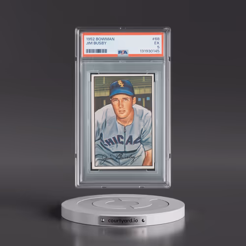 1952 Bowman #68 Jim Busby (PSA 5 EX)