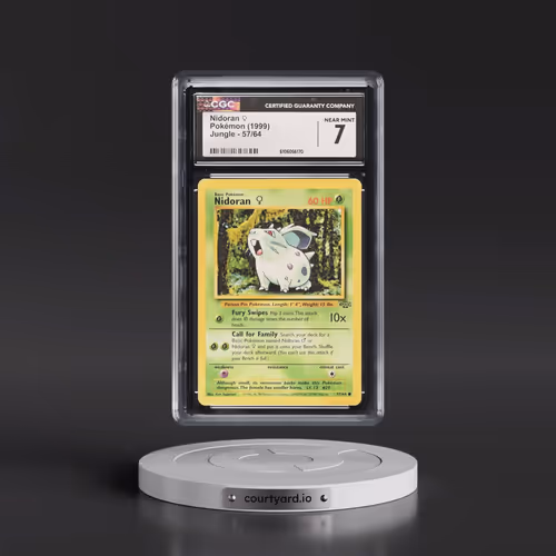 1999 Jungle #57/64 Nidoran â?? (CGC 7 NM)