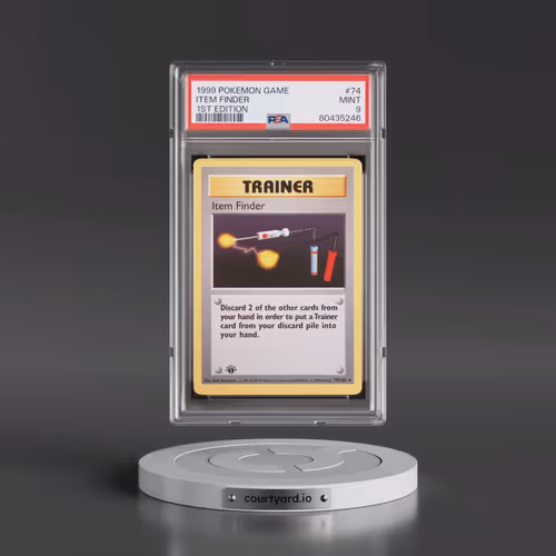 1999 Pokémon Game #74 Item Finder - 1st Edition (PSA 9 MINT)
