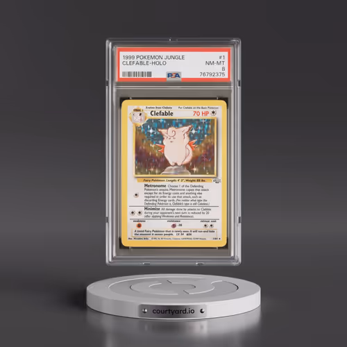 1999 Pokémon Jungle #1 Clefable - Holo (PSA 8 NM-MT)