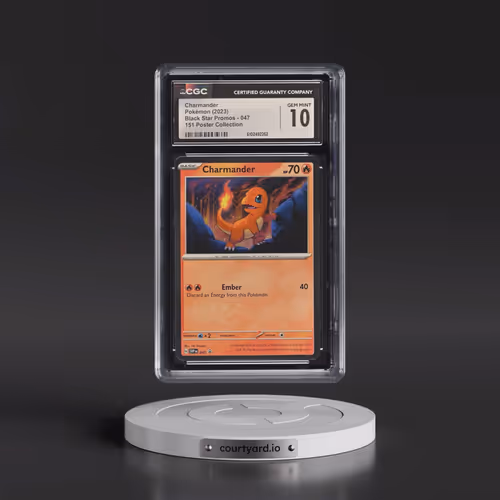 2023 Black Star Promos - Scarlet & Violet SVP EN #047 Charmander - 151 Poster Collection (Cosmos Hol