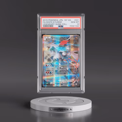2015 Pokémon Legendary Shine Collection #021 White Kyurem - 1st Edition Full Art (PSA 10 GEM MINT)
