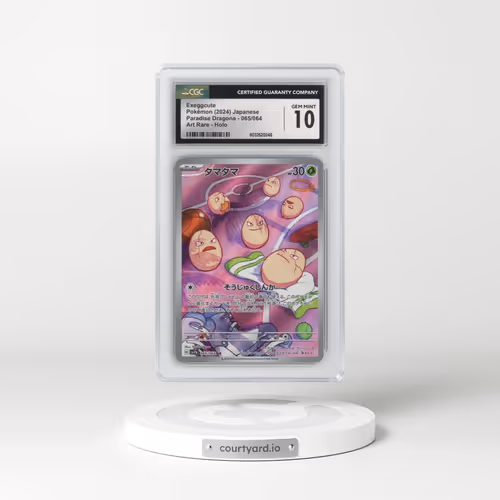 2024 Pokémon Sv7a-Paradise Dragona #065 Exeggcute - Art Rare (CGC 10 GEM MINT)