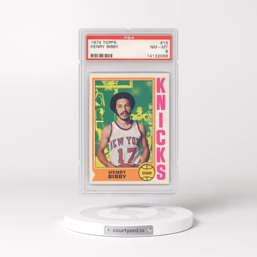 1974 Topps #16 Henry Bibby (PSA 8 NM-MT)